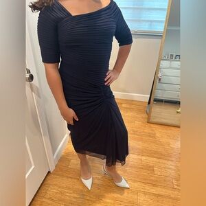 Tadashi Shoji Navy Blue Mini Dress